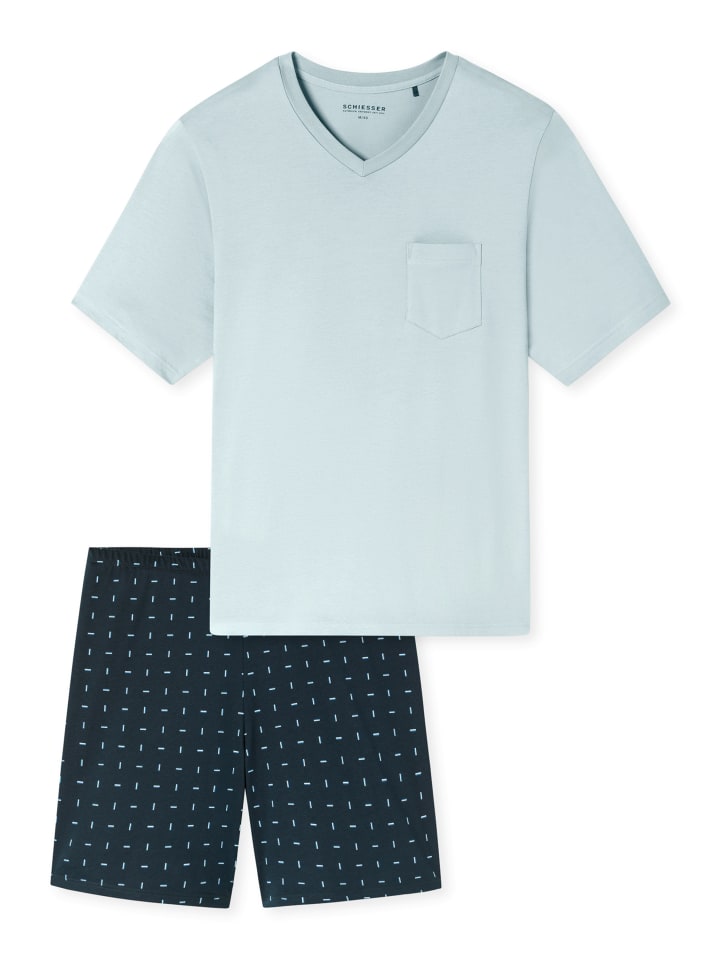 Schiesser Пижама Comfort Essentials светло-голубого цвета
Schiesser Пижама Comfort Essentials светло-голубого цвета