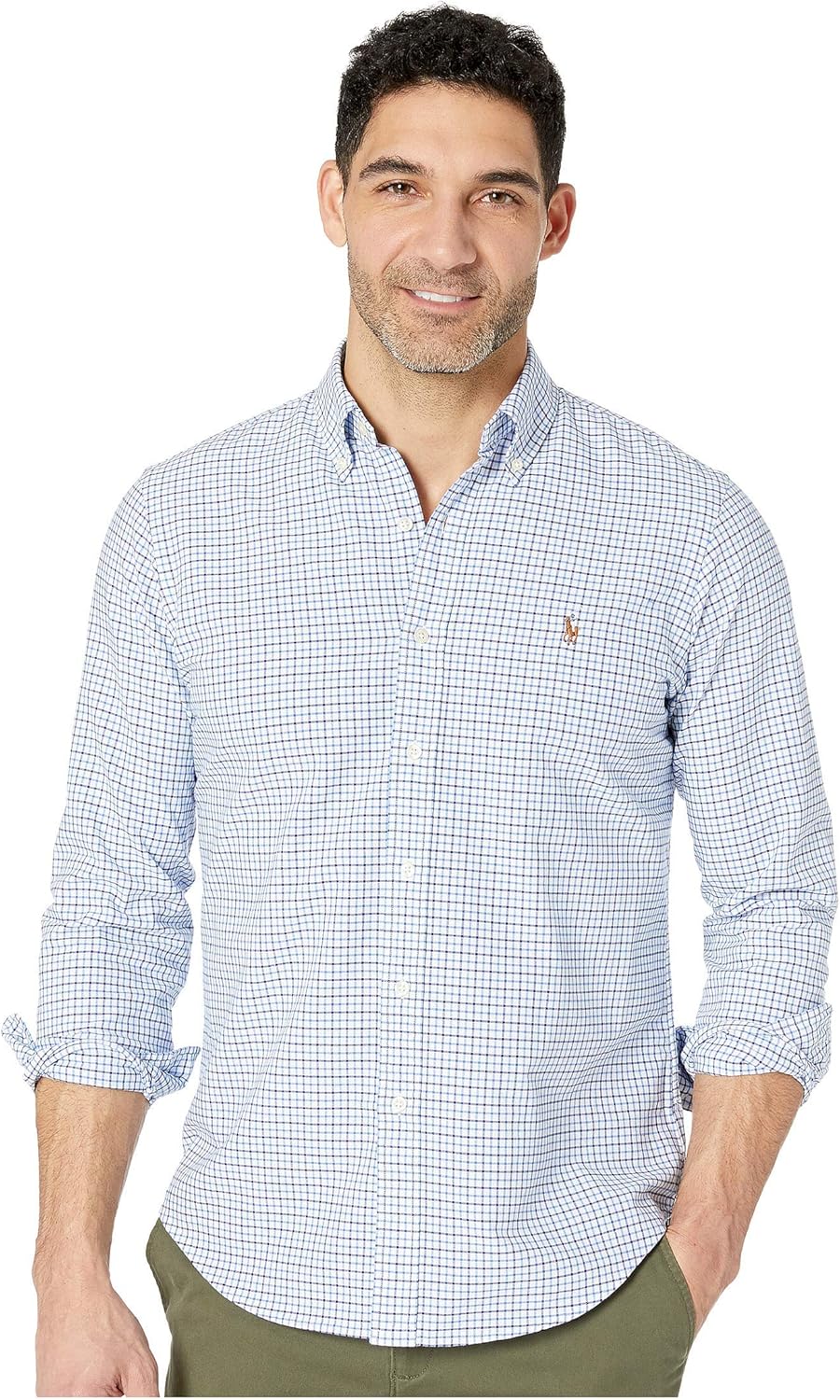 POLO RALPH LAUREN Мужская классическая рубашка Oxford с окраской в готовом виде, Blue/White
POLO RALPH LAUREN Мужская классическая рубашка Oxford с окраской в готовом виде, Blue/White