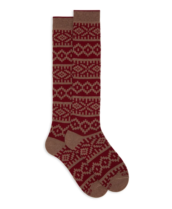 Длинные хлопчатобумажные носки с греческим узором Gallo, мультиколор
Длинные хлопчатобумажные носки с греческим узором Gallo, мультиколор