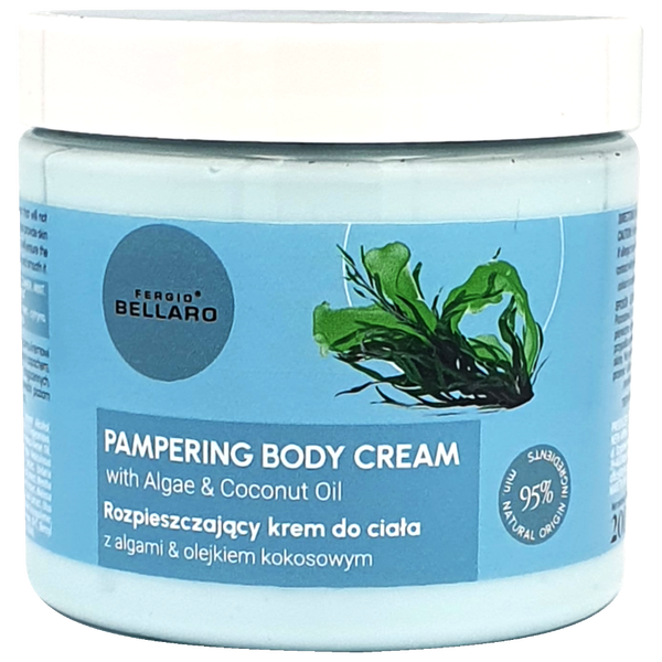 Нежный крем для тела с водорослями и кокосовым маслом, 200 мл Fergio Bellaro Skin food
Нежный крем для тела с водорослями и кокосовым маслом, 200 мл Fergio Bellaro Skin food