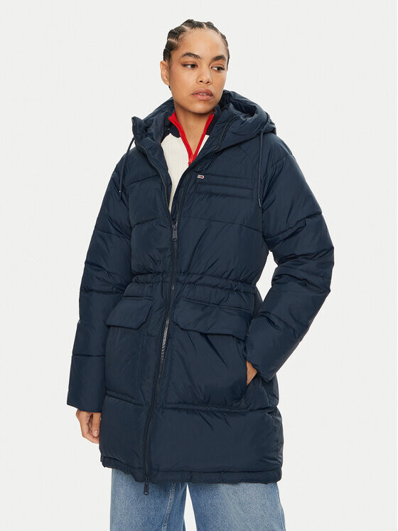 Пуховик стандартного кроя Tommy Jeans, синий
Пуховик стандартного кроя Tommy Jeans, синий