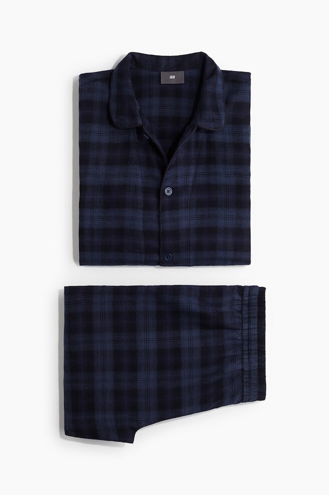 Фланелевая пижама H&M, синий
Фланелевая пижама H&M, синий