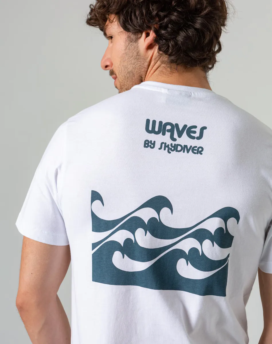 Мужская белая футболка с коротким рукавом Skydiver, белый
Мужская белая футболка с коротким рукавом Skydiver, белый