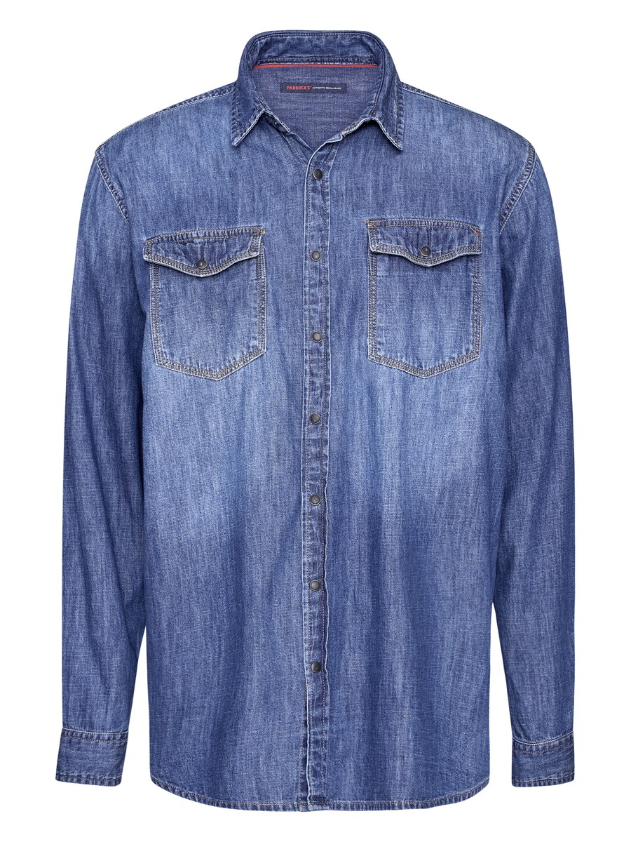 Рубашка на пуговицах классического кроя PADDOCKS, Blue Denim
Рубашка на пуговицах классического кроя PADDOCKS, Blue Denim