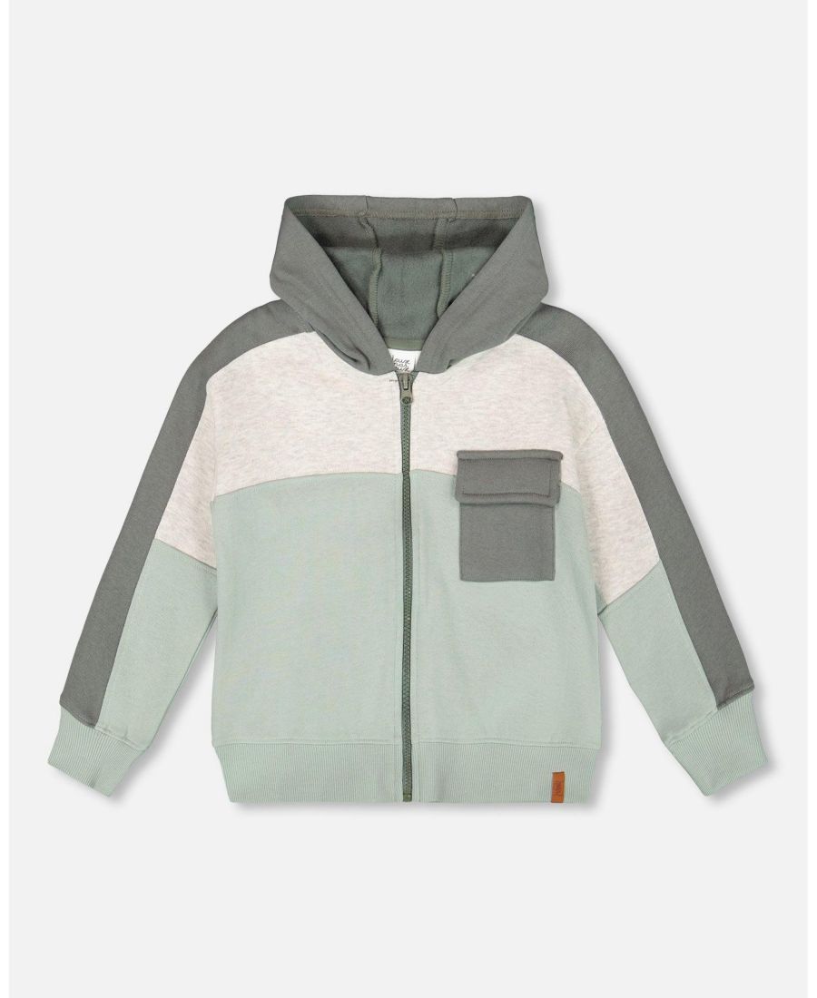 Детская флисовая толстовка на молнии, цветные блоки, зелено-серый - для малышей/детей Deux par Deux, Green gray
Детская флисовая толстовка на молнии, цветные блоки, зелено-серый - для малышей/детей Deux par Deux, Green gray