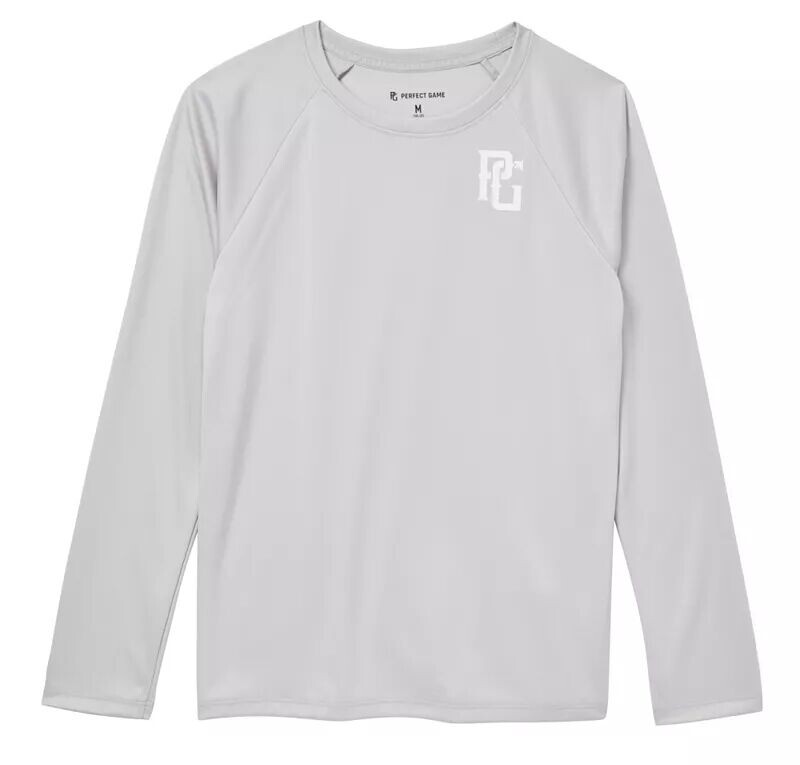Рубашка с длинным рукавом Perfect Game для мальчиков Essentials, светло-серый