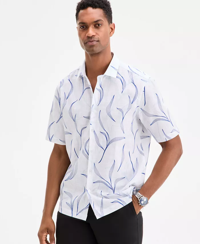 Мужская рубашка Johnny с коротким рукавом и ботаническим принтом на пуговицах Alfani, белый
Мужская рубашка Johnny с коротким рукавом и ботаническим принтом на пуговицах Alfani, белый