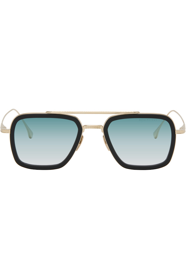 Эксклюзивные золотые солнцезащитные очки Ssense Flight 006 Dita, мультиколор
Эксклюзивные золотые солнцезащитные очки Ssense Flight 006 Dita, мультиколор