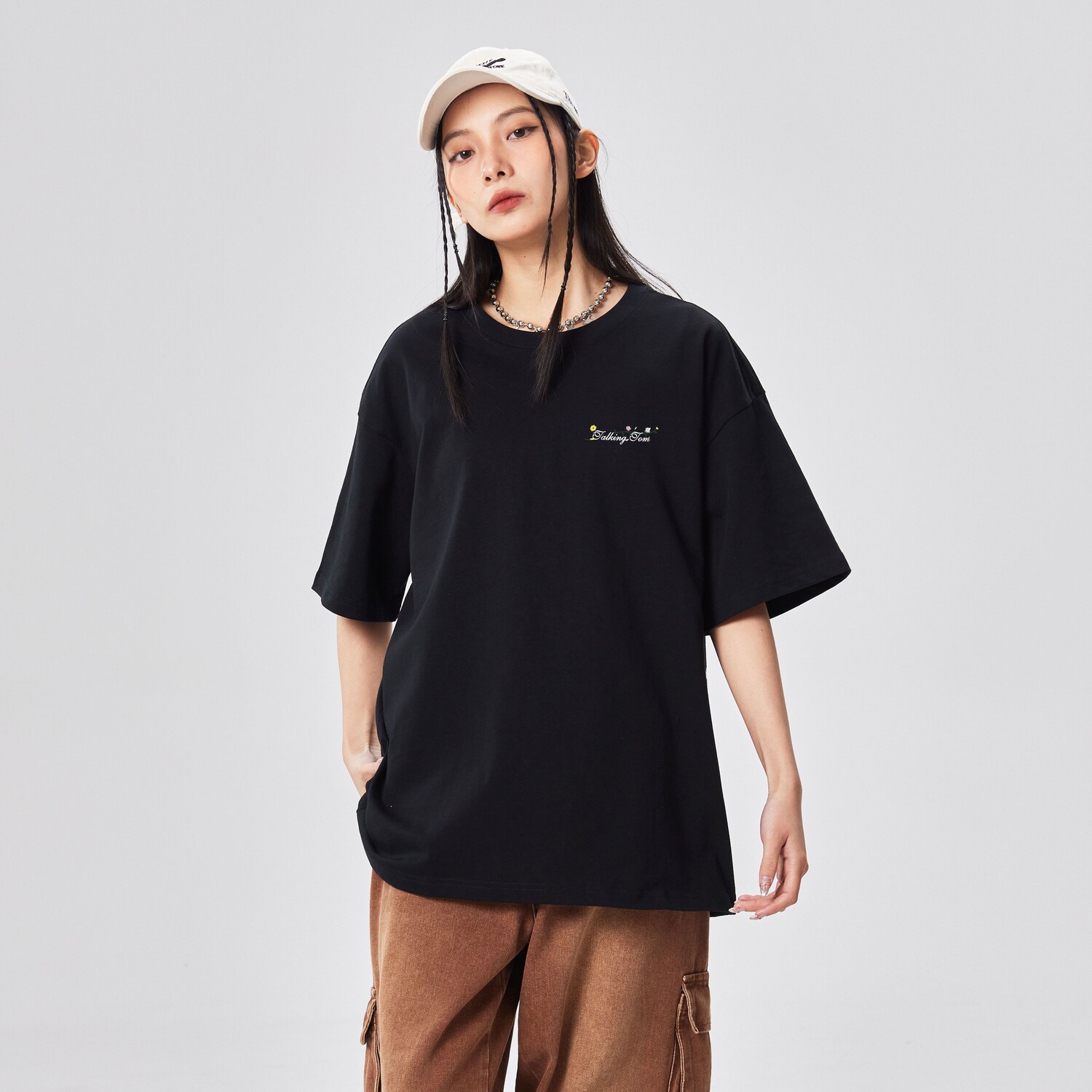 Футболка унисекс Talking Tom, белый 
Футболка унисекс Talking Tom, белый