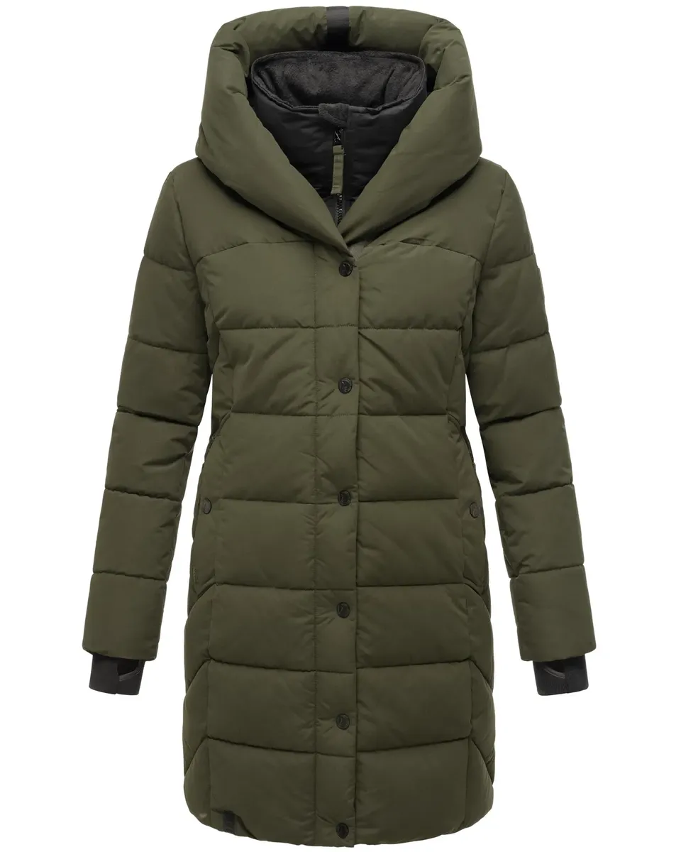 Стеганое пальто Наваху "Knutschilein", стильное женское пальто со съемным флисовым воротником Navahoo, зеленый
Стеганое пальто Наваху "Knutschilein", стильное женское пальто со съемным флисовым воротником Navahoo, зеленый