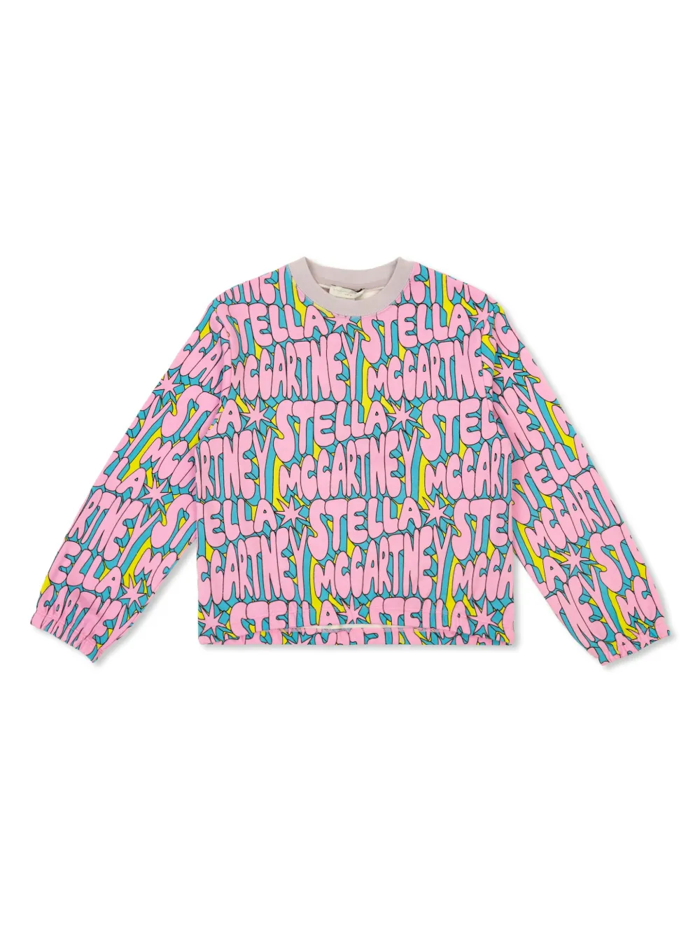 Толстовка из органического хлопка с графичным принтом Stella McCartney Kids, розовый 
Толстовка из органического хлопка с графичным принтом Stella McCartney Kids, розовый