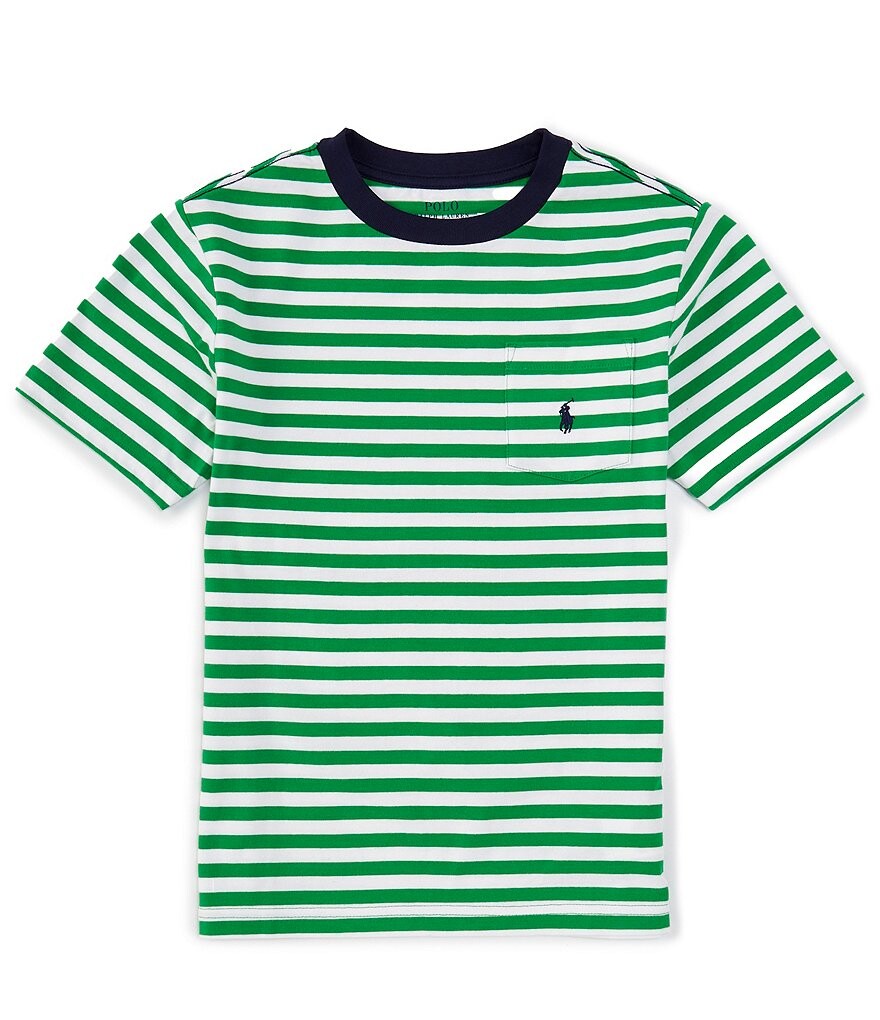 Трикотажная футболка с короткими рукавами и карманами Polo Ralph Lauren для больших мальчиков 8–20 лет, зеленый
Трикотажная футболка с короткими рукавами и карманами Polo Ralph Lauren для больших мальчиков 8–20 лет, зеленый