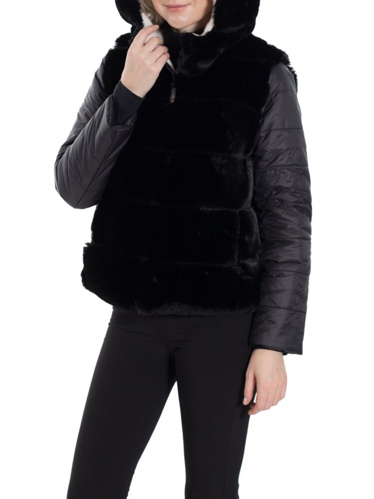 Двусторонний жилет из искусственного меха и пуховик Belle Fare, цвет Black White, Белый, Двусторонний жилет из искусственного меха и пуховик Belle Fare, цвет Black White
Двусторонний жилет из искусственного меха и пуховик Belle Fare, цвет Black White, Белый, Двусторонний жилет из искусственного меха и пуховик Belle Fare, цвет Black White