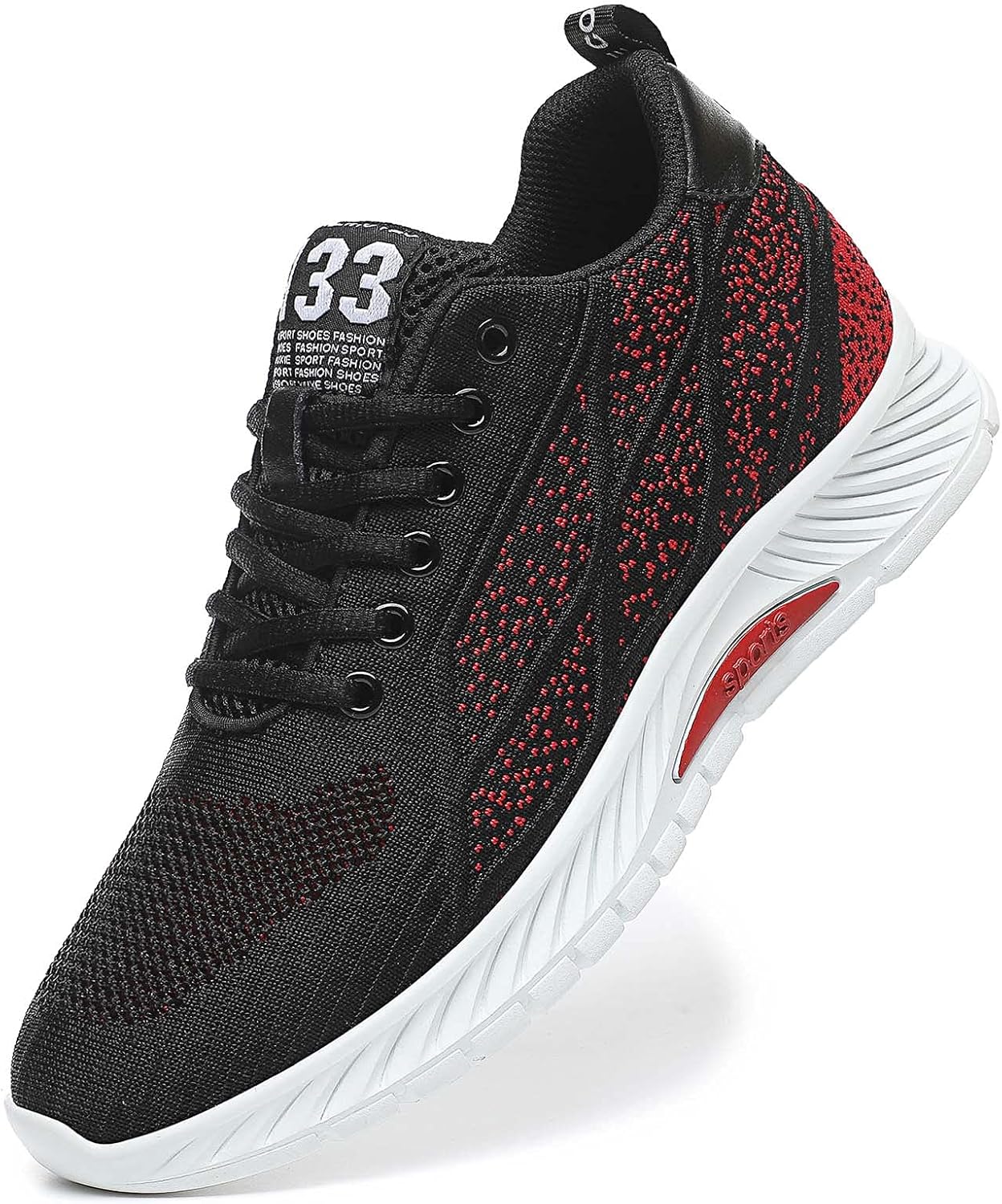 Кроссовки CERYTHRINA Men Elevator, спортивная обувь с невидимым увеличением роста на 6 см, шнуровка, модные кроссовки, черный/красный
Кроссовки CERYTHRINA Men Elevator, спортивная обувь с невидимым увеличением роста на 6 см, шнуровка, модные кроссовки, черный/красный