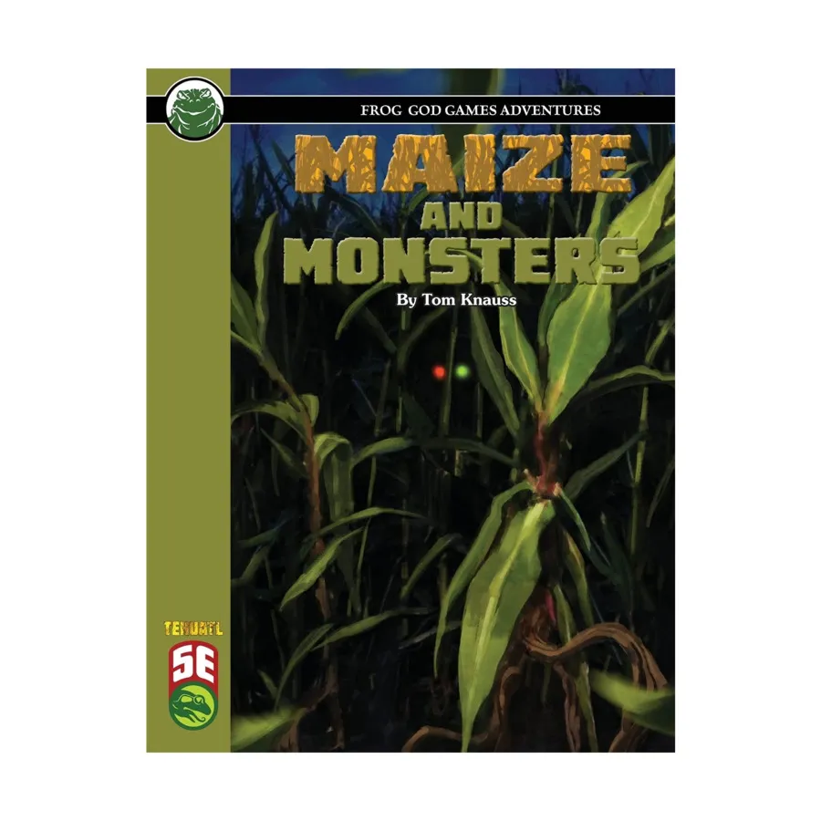 Maize and Monsters (5E), D&D 5e Adventures, Sourcebooks & Supplements (Frog God Games), мягкая обложка
Maize and Monsters (5E), D&D 5e Adventures, Sourcebooks & Supplements (Frog God Games), мягкая обложка