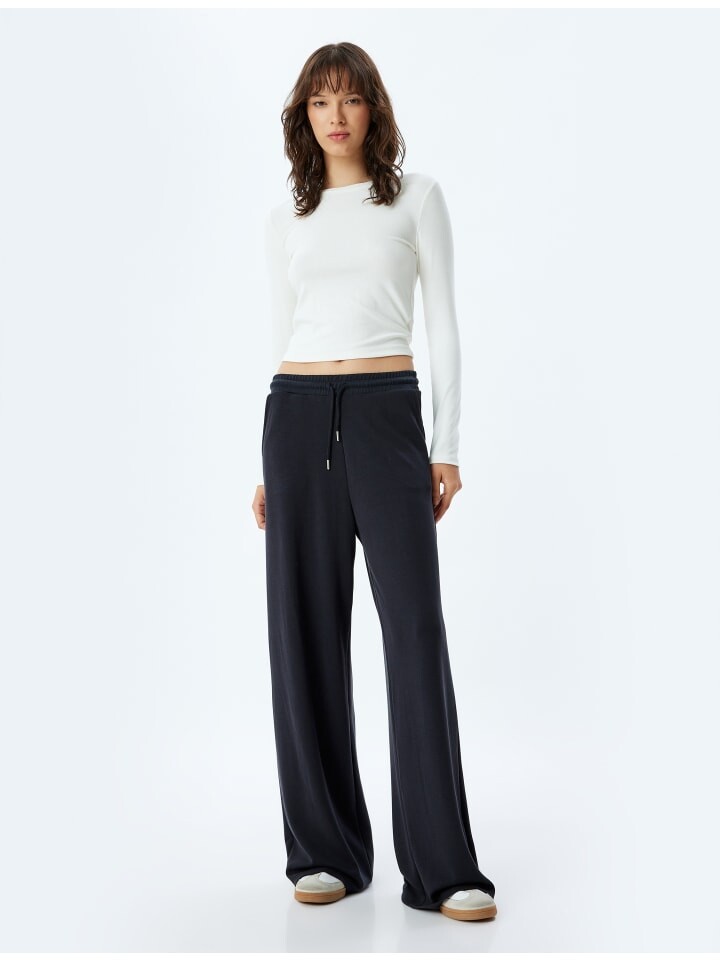 Тканевые брюки KOTON, черный
Тканевые брюки KOTON, черный