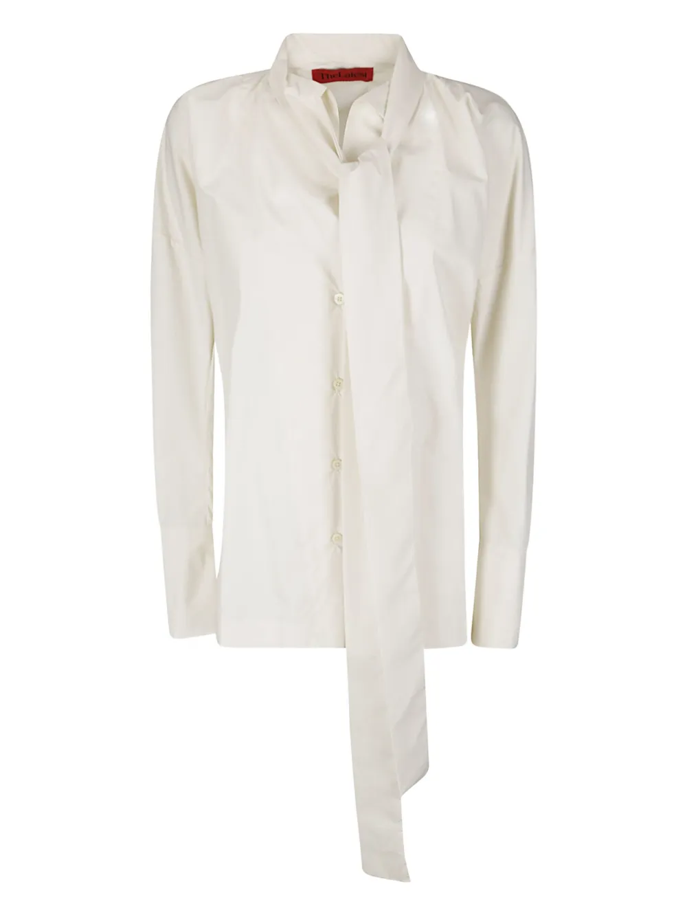 Хлопковая рубашка с завязкой на шее THELATEST, белый
Хлопковая рубашка с завязкой на шее THELATEST, белый