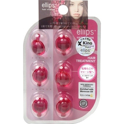 Витамин для волос с марокканским маслом для ухода за волосами, 6 капсул – упаковка из 6 шт., Ellips
Витамин для волос с марокканским маслом для ухода за волосами, 6 капсул – упаковка из 6 шт., Ellips