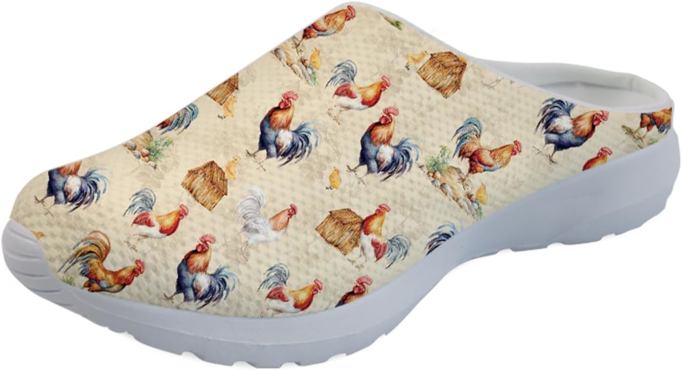 Женские слипоны-мюли Forchrinse с милым Санта-Клаусом, мужские садовые сабо, сетчатые прогулочные туфли для повседневной носки, работы и спортзала, Rooster
Женские слипоны-мюли Forchrinse с милым Санта-Клаусом, мужские садовые сабо, сетчатые прогулочные туфли для повседневной носки, работы и спортзала, Rooster