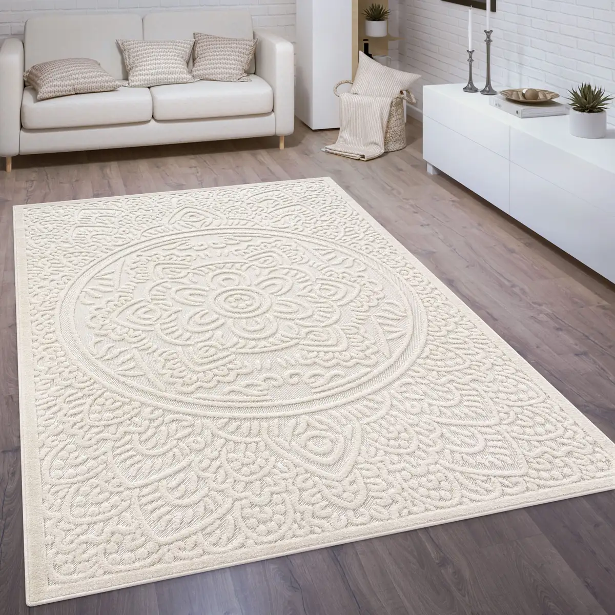 Ковер Paco Home "Cotton 232", прямоугольный, однотонный, эффект high-low, бохо, подходит для использования внутри и снаружи помещений 200х290 см, цвет creme
Ковер Paco Home "Cotton 232", прямоугольный, однотонный, эффект high-low, бохо, подходит для использования внутри и снаружи помещений 200х290 см, цвет creme