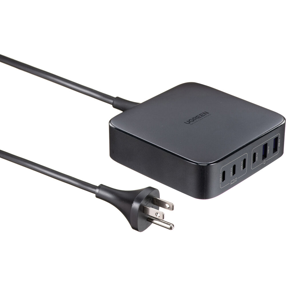 Зарядное устройство UGREEN Nexode 200W GaN II 6-Port USB Desktop Charger 40913
Зарядное устройство UGREEN Nexode 200W GaN II 6-Port USB Desktop Charger 40913