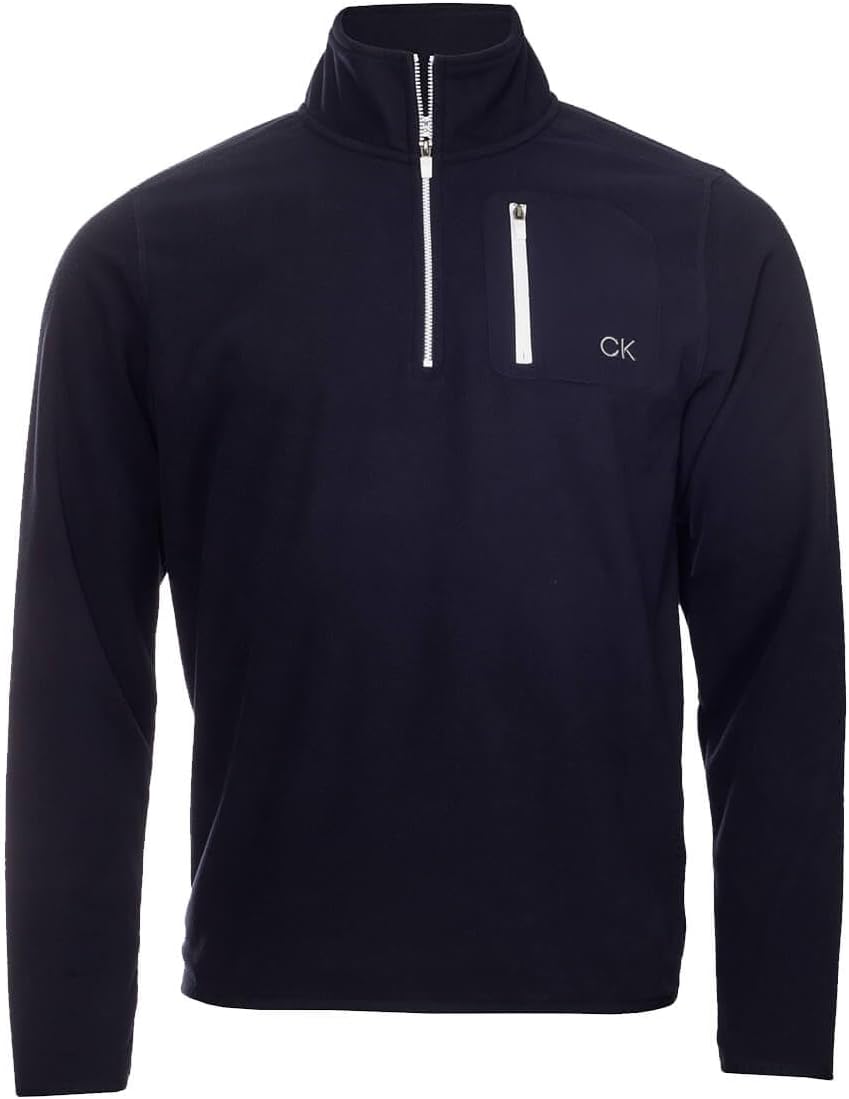 Мужской флисовый свитер Calvin Klein Planet с молнией на половину длины, супермягкий, эластичный, для гольфа, Navy
Мужской флисовый свитер Calvin Klein Planet с молнией на половину длины, супермягкий, эластичный, для гольфа, Navy