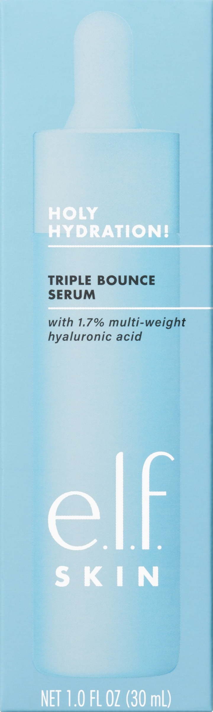 Сыворотка для лица e.l.f. Cosmetics Holy Hydration! Triple Bounce Serum
Сыворотка для лица e.l.f. Cosmetics Holy Hydration! Triple Bounce Serum