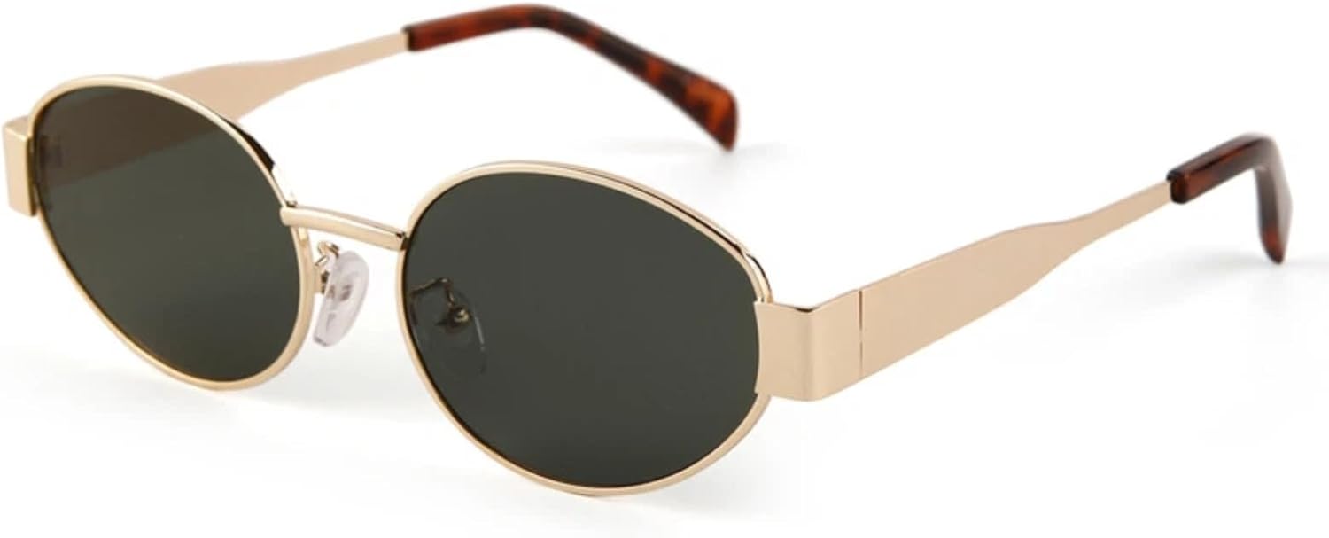 Эллиптические солнцезащитные очки в стиле ретро с металлическим корпусом, в стиле уличной фотографии интернет-знаменитостей, женские солнцезащитные очки HXIEZHCVA, Cc2180 Gold Framed Dark Green Sheet
Эллиптические солнцезащитные очки в стиле ретро с металлическим корпусом, в стиле уличной фотографии интернет-знаменитостей, женские солнцезащитные очки HXIEZHCVA, Cc2180 Gold Framed Dark Green Sheet