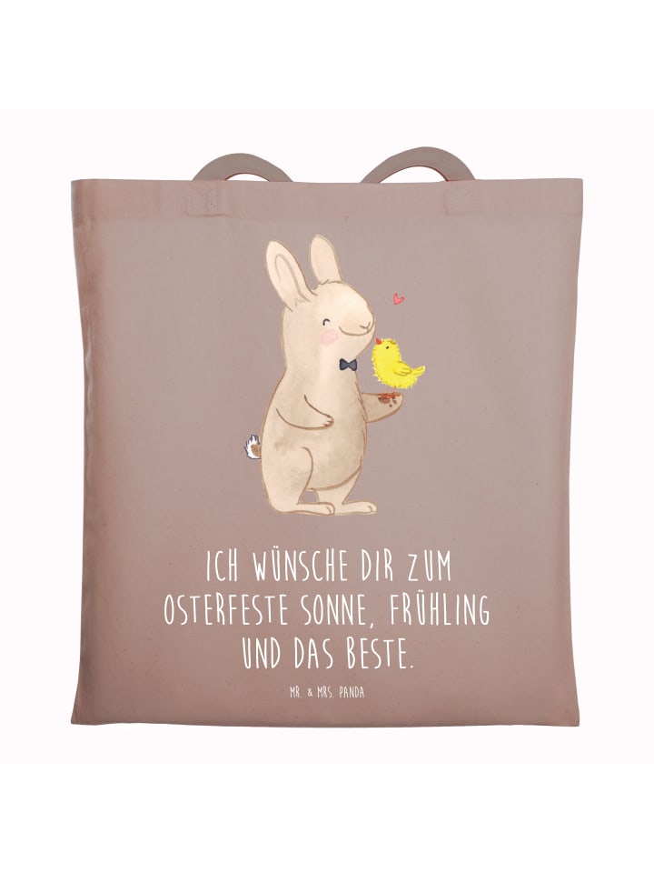 Mr. & Mrs. Panda Сумка-шоппер с изображением кролика и цыпленка и надписью, коричневые пастельные тона
Mr. & Mrs. Panda Сумка-шоппер с изображением кролика и цыпленка и надписью, коричневые пастельные тона
