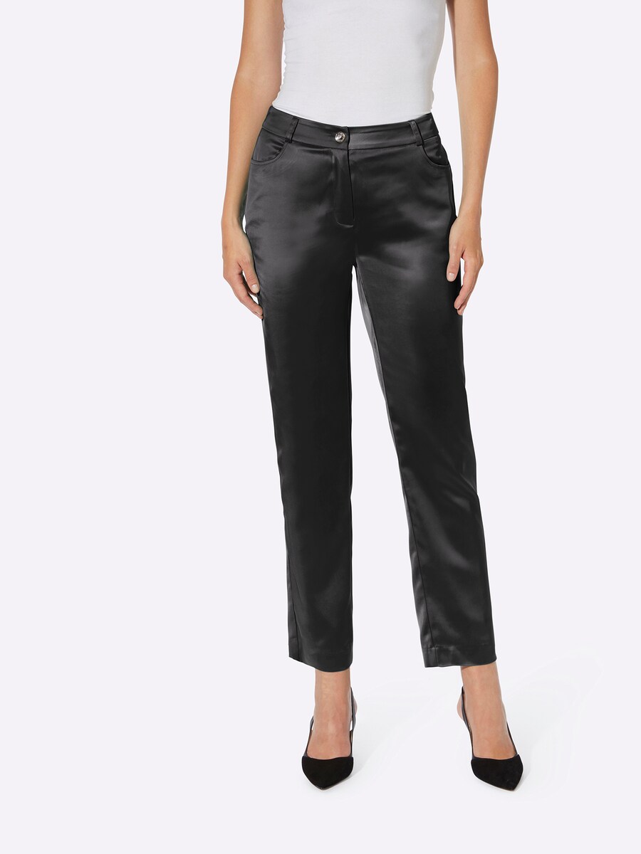 Обычные брюки heine, черный
Обычные брюки heine, черный