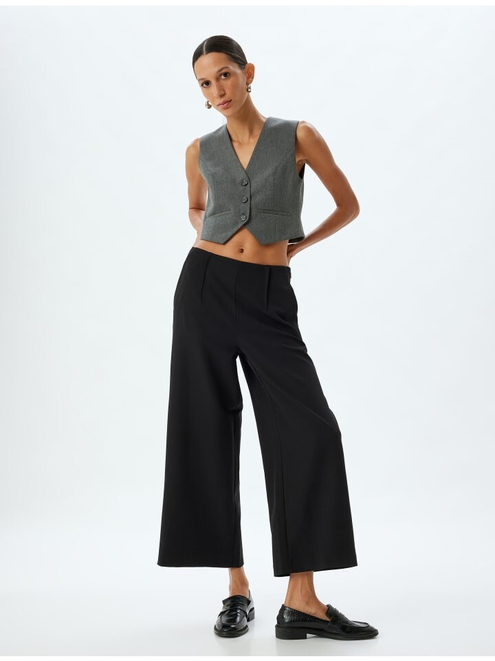 Тканевые брюки KOTON, черный
Тканевые брюки KOTON, черный