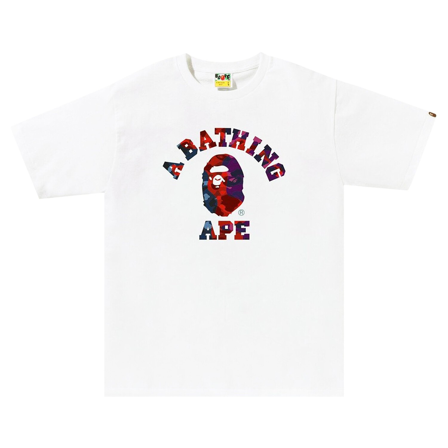 Футболка BAPE Color Camo Crazy College, Белая, Белый, Футболка BAPE Color Camo Crazy College, Белая
Футболка BAPE Color Camo Crazy College, Белая, Белый, Футболка BAPE Color Camo Crazy College, Белая