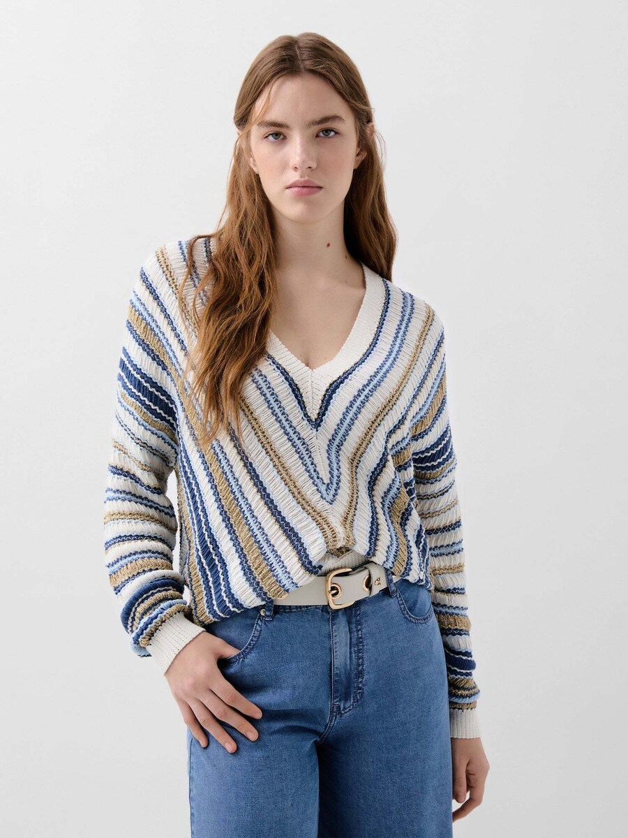 Свитер Scalpers, синий/светло-синий
Свитер Scalpers, синий/светло-синий