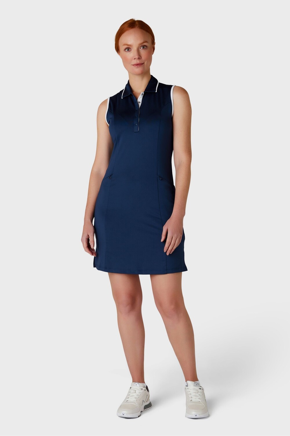 Платье без рукавов со съемными шортами Callaway Apparel, синий
Платье без рукавов со съемными шортами Callaway Apparel, синий