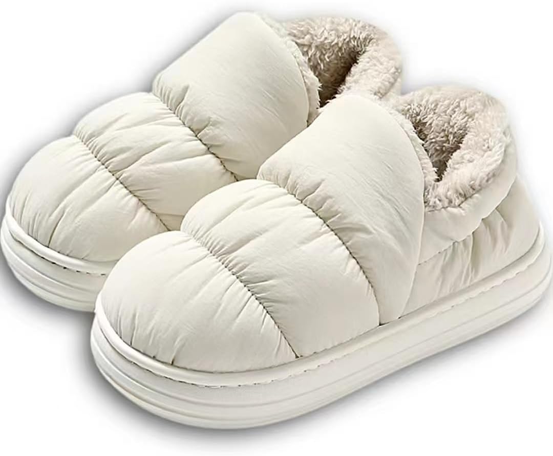 Стеганые домашние тапочки-пуховики с полным покрытием стопы, ультрамягкой хлопковой подкладкой, флисовой подкладкой и нескользящей подошвой, обеспечивающие комфорт и тепло в течение всего дня, подходят для женщин и мужчин Auraglor, белый
Стеганые домашние тапочки-пуховики с полным покрытием стопы, ультрамягкой хлопковой подкладкой, флисовой подкладкой и нескользящей подошвой, обеспечивающие комфорт и тепло в течение всего дня, подходят для женщин и мужчин Auraglor, белый