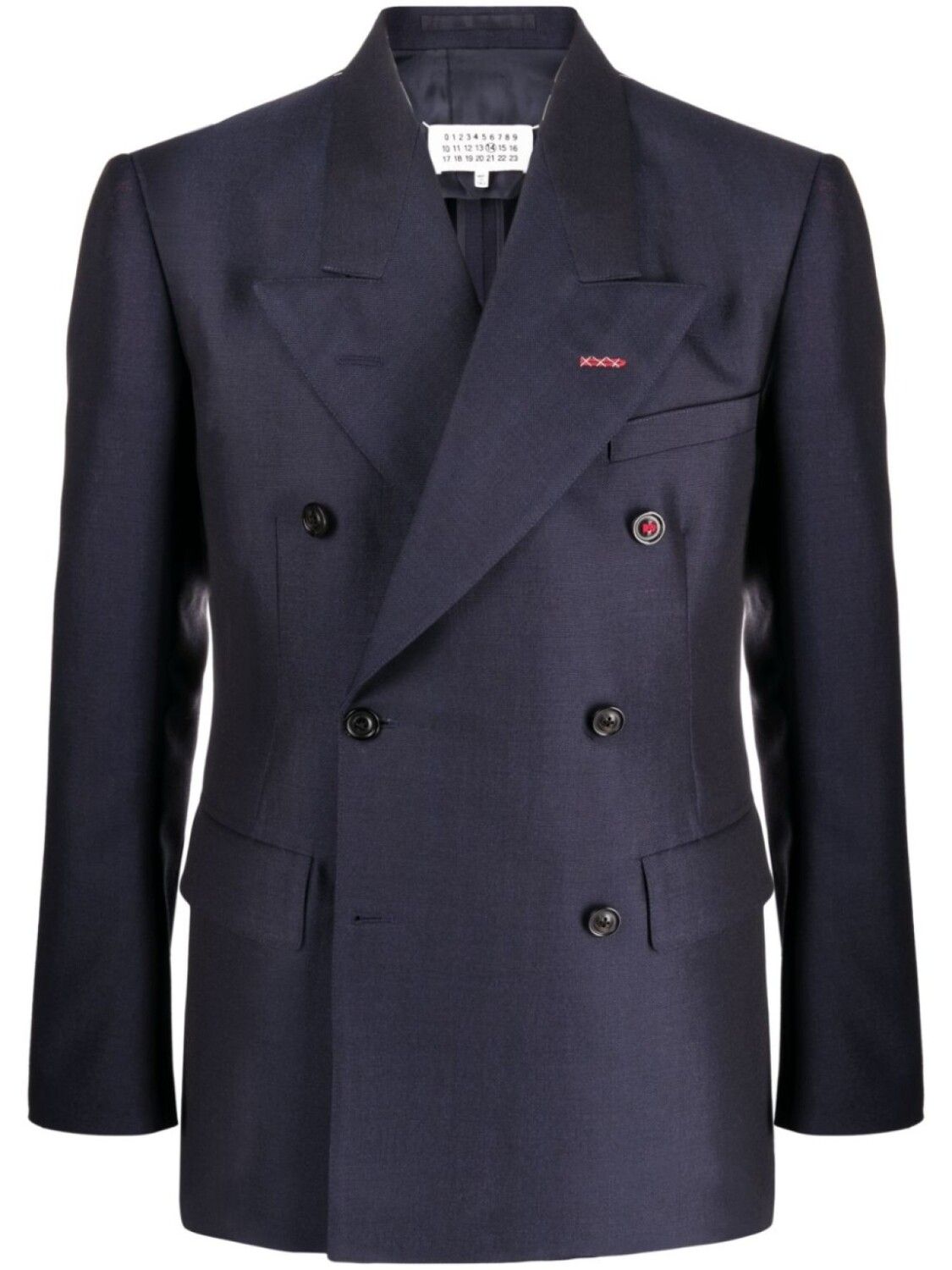 Maison Margiela двубортный пиджак, черный
Maison Margiela двубортный пиджак, черный