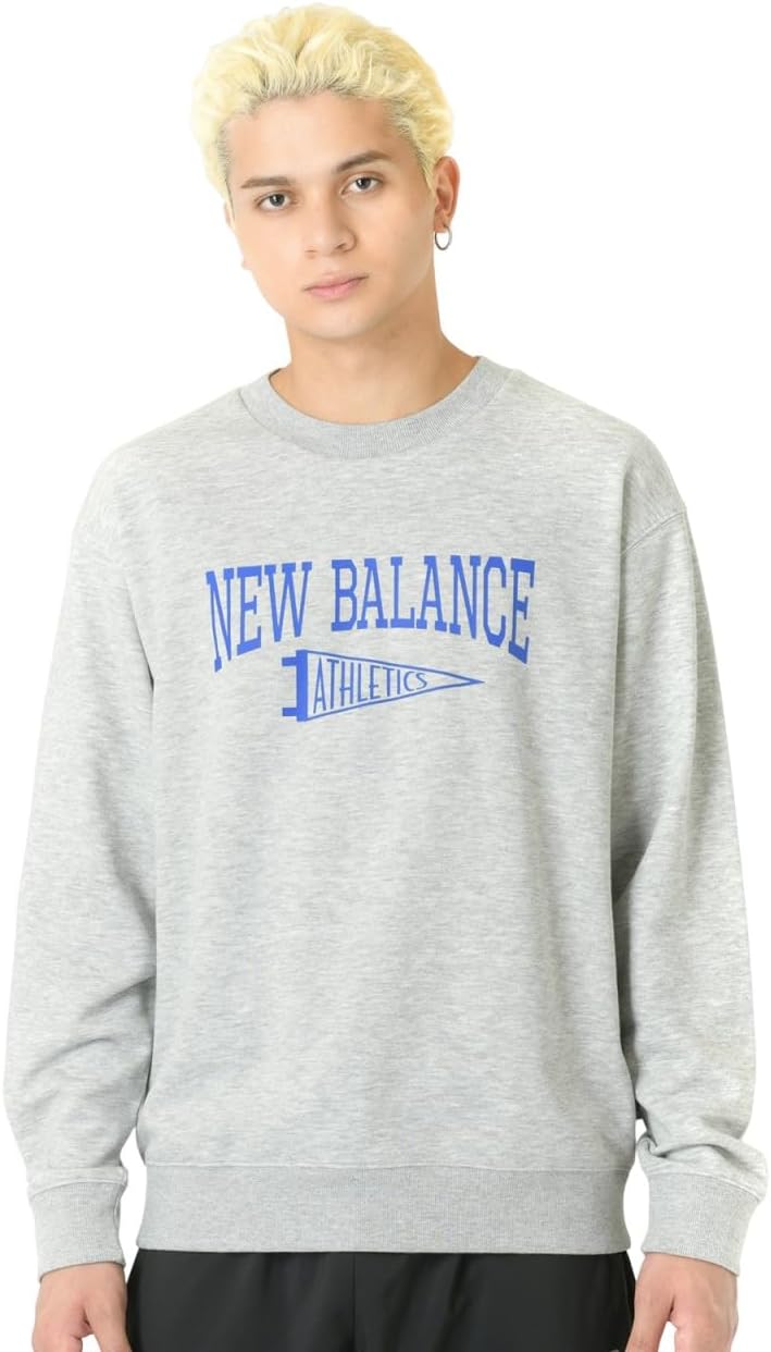 Мужская толстовка New Balance (MT43950) из плотной ткани, с изображением вымпена, с круглым вырезом, серый
Мужская толстовка New Balance (MT43950) из плотной ткани, с изображением вымпена, с круглым вырезом, серый