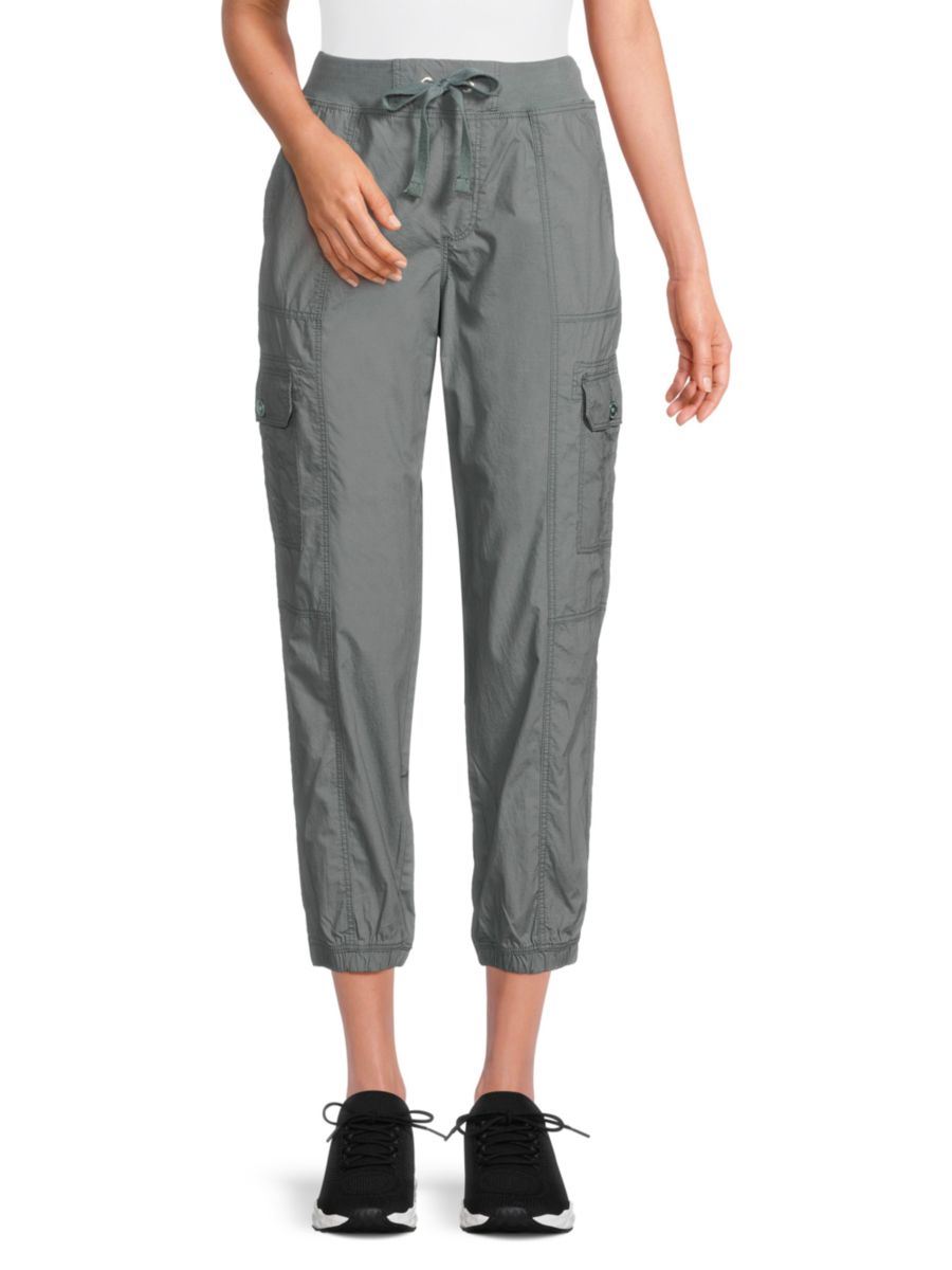 Укороченные хлопковые брюки-карго DKNY, цвет Blue Fog
Укороченные хлопковые брюки-карго DKNY, цвет Blue Fog