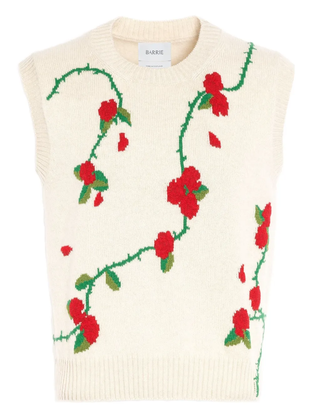 Свитер без рукавов с цветочным жаккардом Barrie, нейтральный
Свитер без рукавов с цветочным жаккардом Barrie, нейтральный