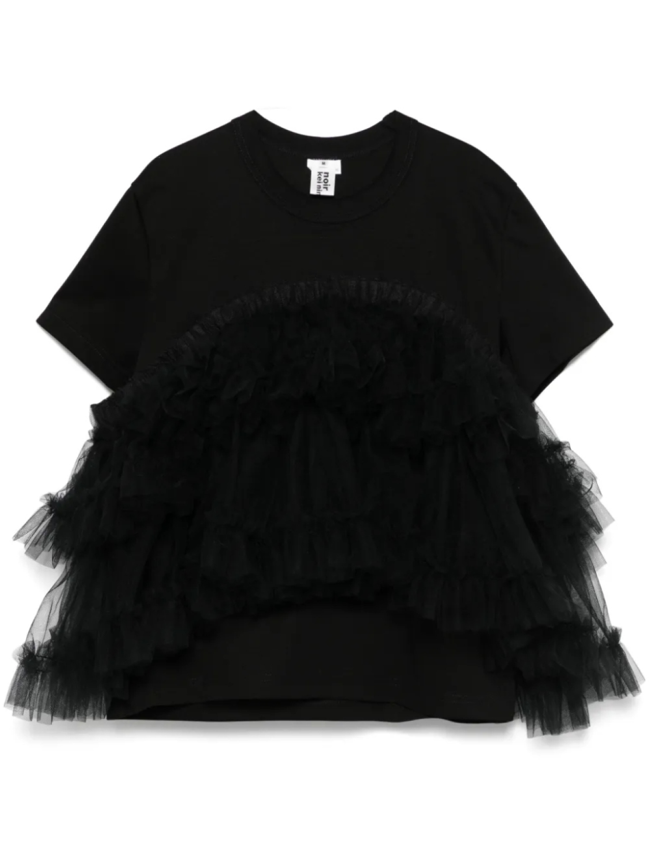 Футболка с оборками Noir Kei Ninomiya, черный
Футболка с оборками Noir Kei Ninomiya, черный