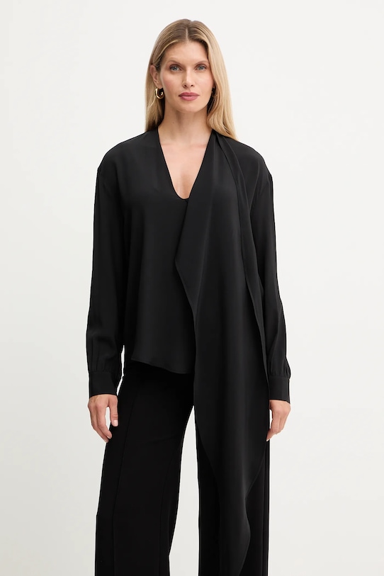 Блузка с шелком Simona Corsellini, черный
Блузка с шелком Simona Corsellini, черный