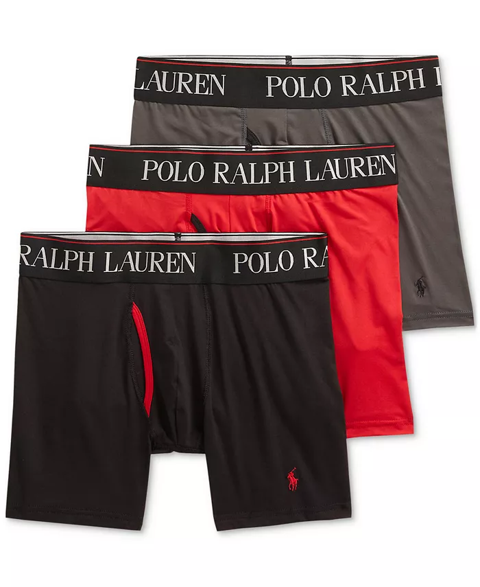 Мужские трусы-боксеры 3 шт. 4-D Flex Cool из микрофибры Polo Ralph Lauren, мультиколор
Мужские трусы-боксеры 3 шт. 4-D Flex Cool из микрофибры Polo Ralph Lauren, мультиколор