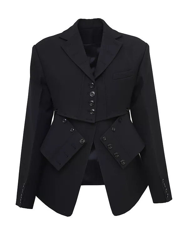 Многослойная порванная куртка Rokh, черный
Многослойная порванная куртка Rokh, черный