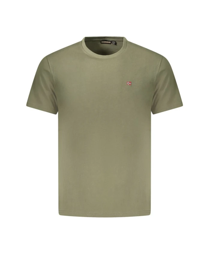 Зеленая хлопковая мужская футболка Napapijri, зеленый
Зеленая хлопковая мужская футболка Napapijri, зеленый