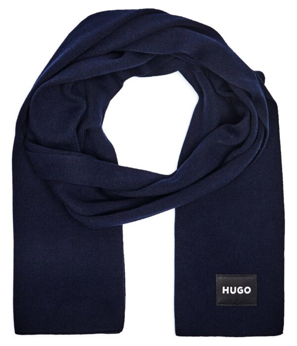 Шарф мужской Hugo хлопковый однотонный, синий
Шарф мужской Hugo хлопковый однотонный, синий