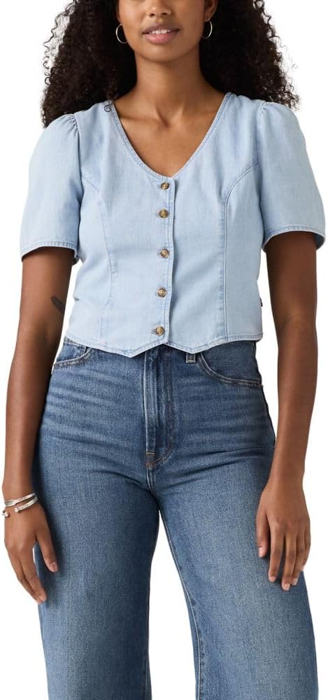 Женская джинсовая блузка Levi's Moxie (также доступна в размере Plus), (New) Soft As Butter
Женская джинсовая блузка Levi's Moxie (также доступна в размере Plus), (New) Soft As Butter