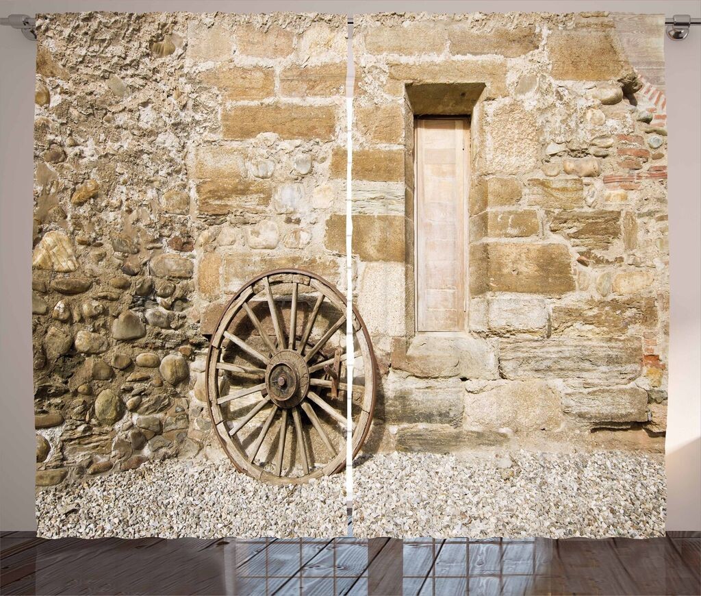 ABAKUHAUS Wagon Wheel Деревенская штора, кантри, универсальные ленточные шторы для гостиной с петлями и крючками, 280 x 260 см, светло-коричневые, коричневый
ABAKUHAUS Wagon Wheel Деревенская штора, кантри, универсальные ленточные шторы для гостиной с петлями и крючками, 280 x 260 см, светло-коричневые, коричневый