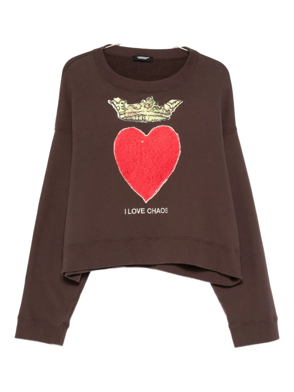 Свитшот с вышитым мотивом Undercover, коричневый
Свитшот с вышитым мотивом Undercover, коричневый