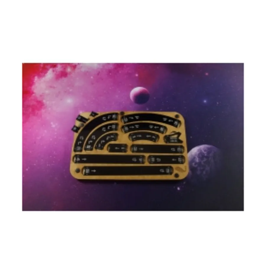 Space Fighter - Поднос для маневров - Черный, Miniature Gaming Templates (Micro Art Studio)
Space Fighter - Поднос для маневров - Черный, Miniature Gaming Templates (Micro Art Studio)