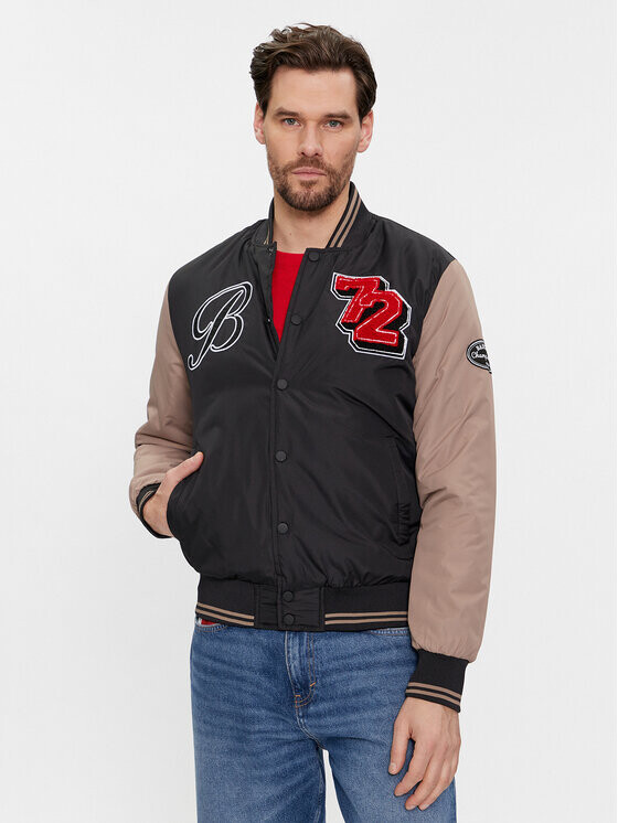 Бомбер стандартного кроя Brave Soul, черный
Бомбер стандартного кроя Brave Soul, черный